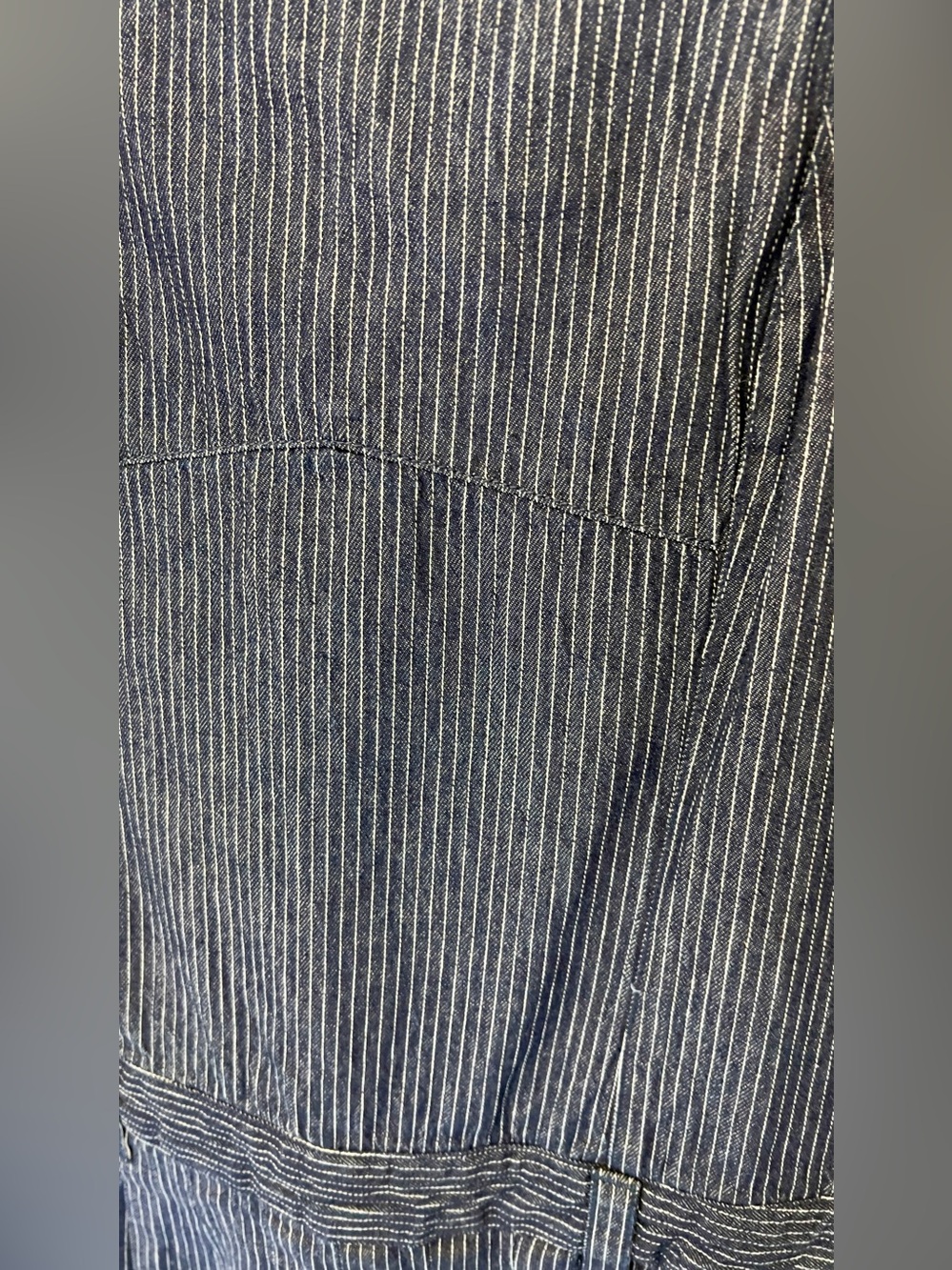 NWT Pilcro by Anthropologie Sleeveless Pleated Denim Romper - Picture 8 of 14